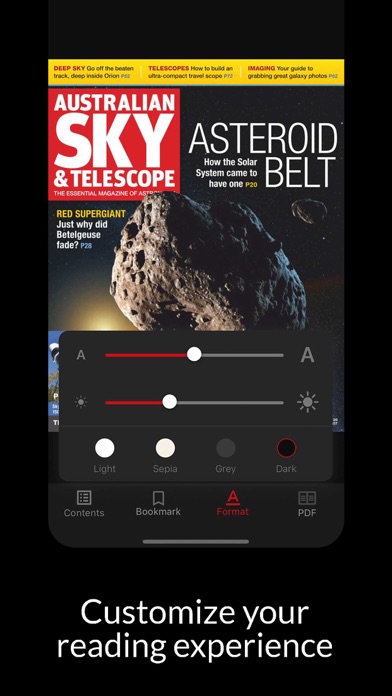 Australian Sky and Telescope Screenshot