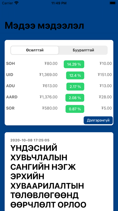 MN Stocks Screenshot
