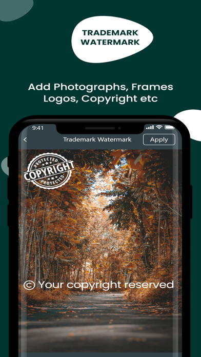 Watermark to Photo & Copyright Screenshot