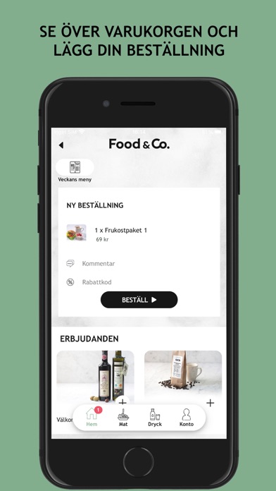 Food & Co Sverige Screenshot