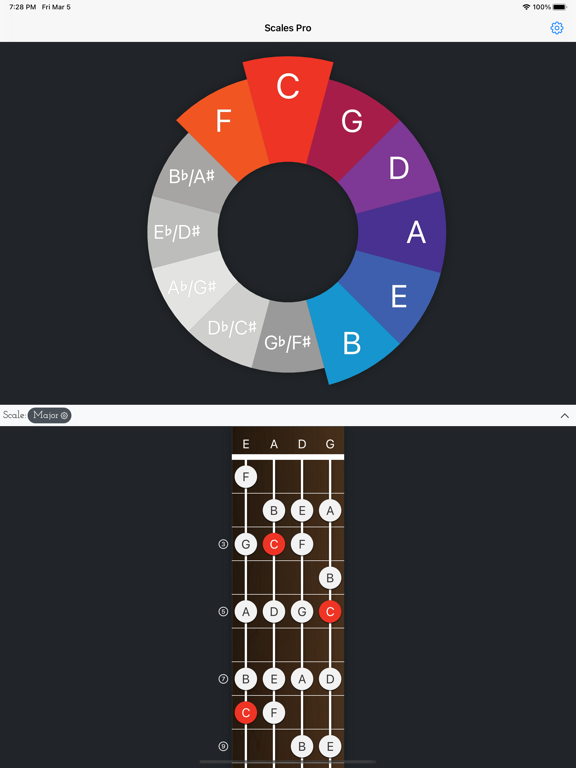 Screenshot #6 pour Scales Pro - Chords & Scales