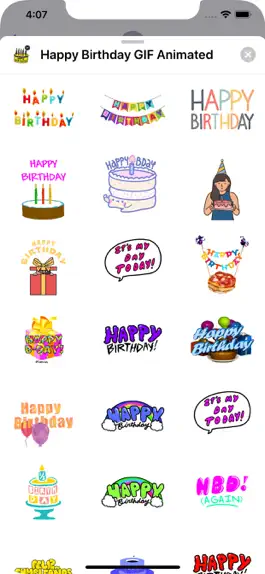 Game screenshot Happy Birthday GIF Animated mod apk