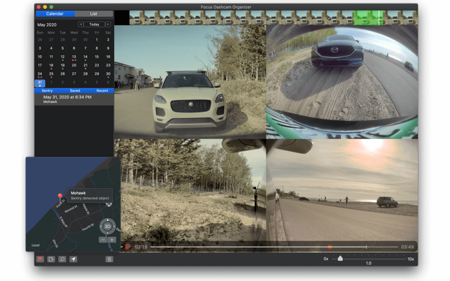 Focus Dashcam Organizer