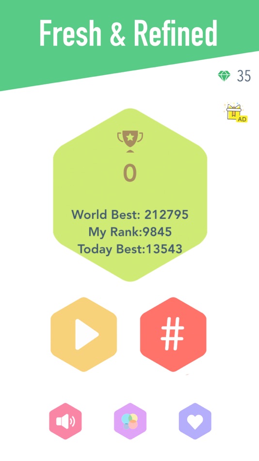 #1. Hexa Puzzle - Clear box game (iOS) 由: 志翔 赵