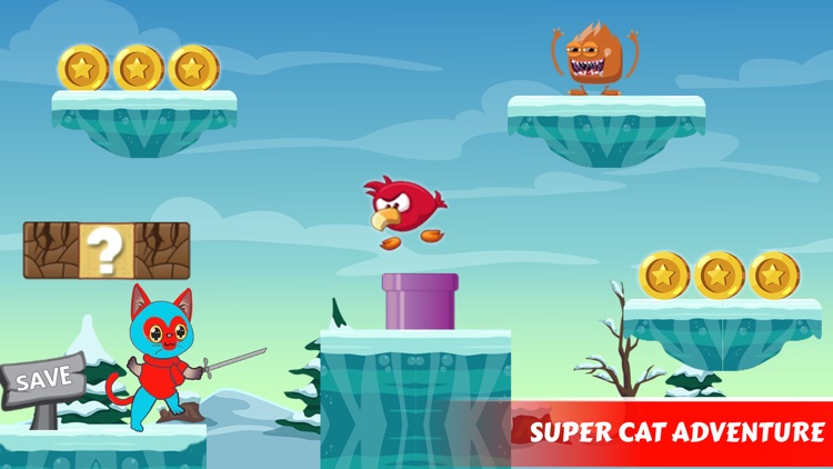 Super Hero Cat Adventure Game
