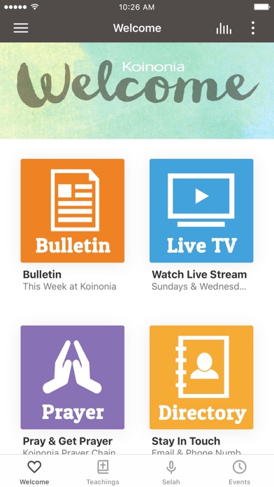 Koinonia Fellowship Screenshot