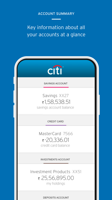 Citibank IN Screenshot