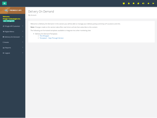 PringleApi iPad screenshot 5 - Business app