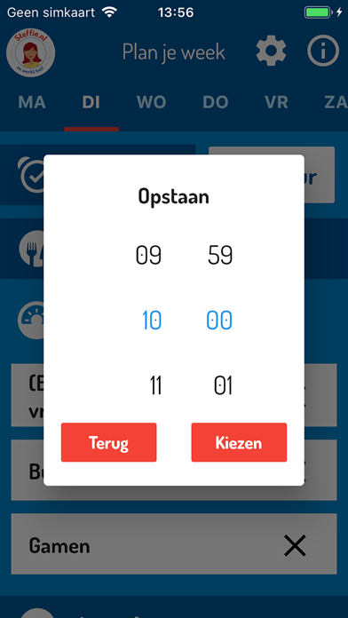 Plan je Week Screenshot