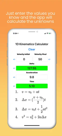 Game screenshot 1D Calculator apk