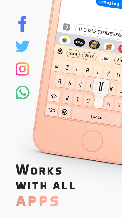 Stylish Text - Fonts Keyboard Screenshot