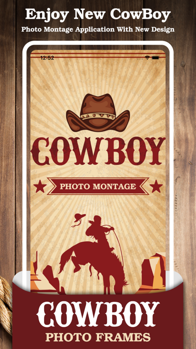 Cowboy Photo Montage Deluxe Screenshot
