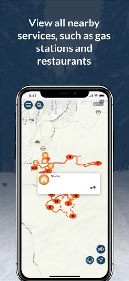 Game screenshot RideOnWYO SnowmobileTrails apk