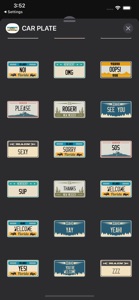 CAR PLATE Sticker Pack screenshot #4 for iPhone