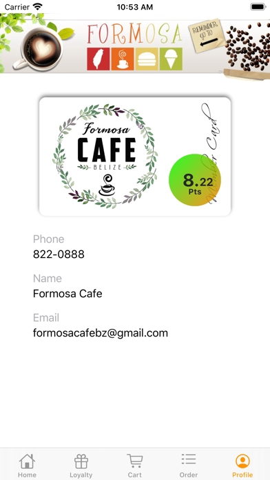 Formosa Cafe Belize Screenshot