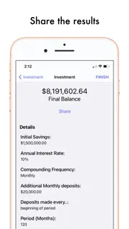 easy calculator financial calc iphone screenshot 3