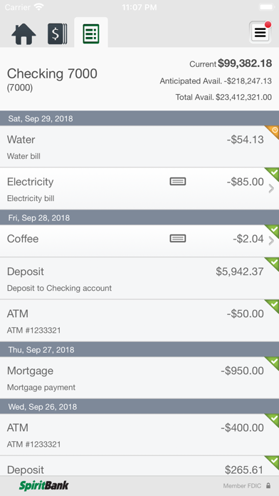 SpiritBank Business Mobile Screenshot