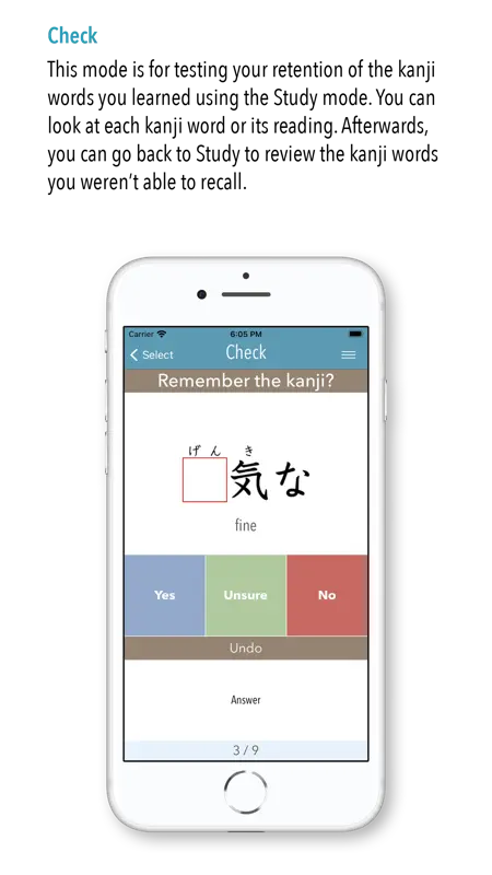 GENKI Kanji for 3rd Ed. screenshot 4 of 5