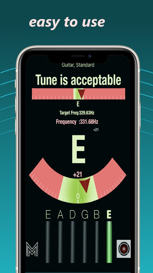 #3. Smiley Tuner - Accurate tuning (iOS) 由: Yasar Bozdag