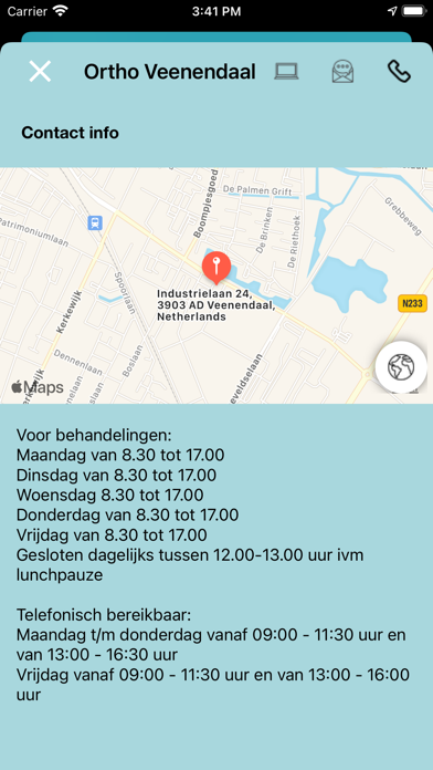 Orthodontie Veenendaal Screenshot