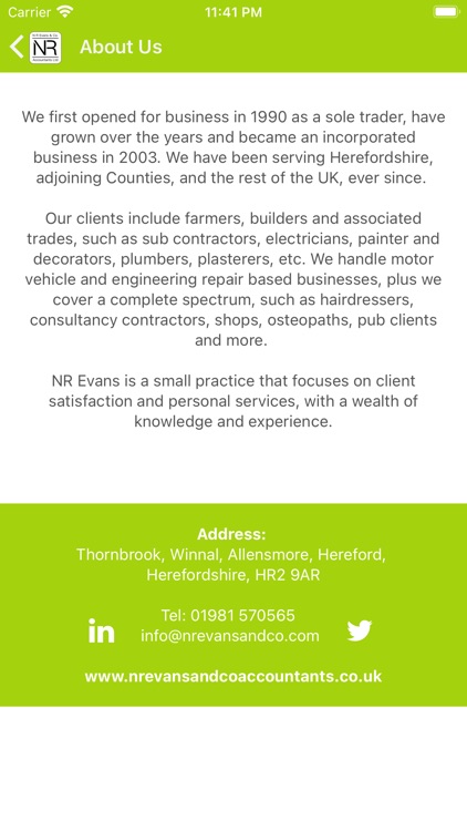 NR Evans Accountants