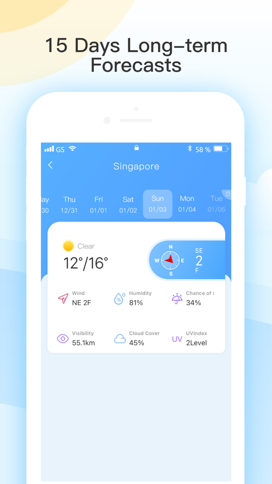#3. Weather - Radar& Forecast (iOS) Podle: 建菲 汤