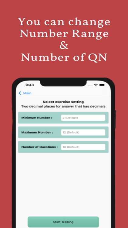 Mental Math - Math Trainer