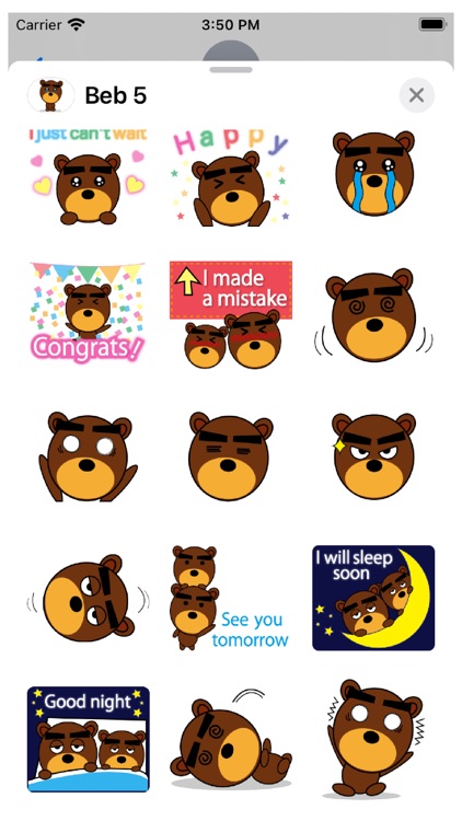 Beb 5 Stickers