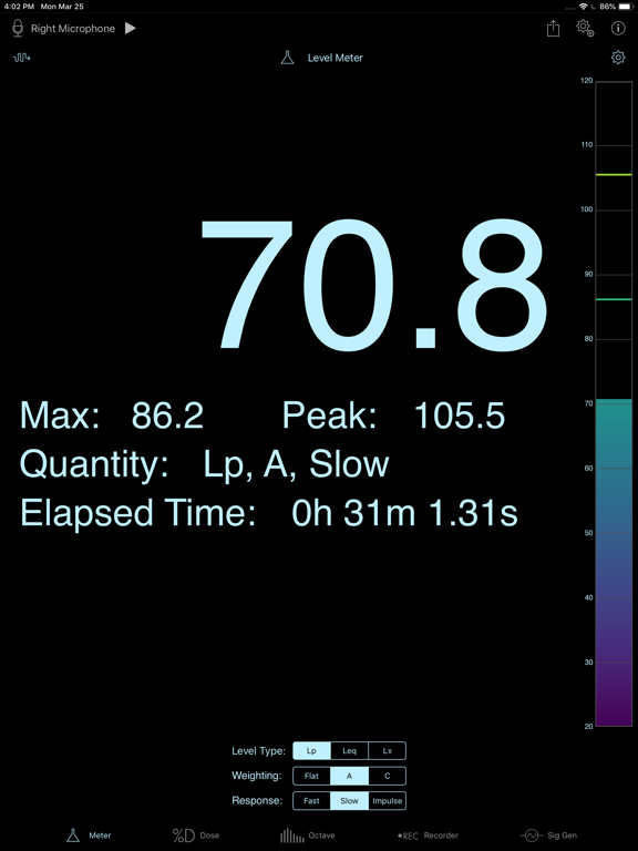 Screenshot #5 for SoundMeter Pro 2020