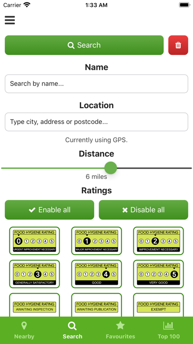 My Food Hygiene Ratings Screenshot