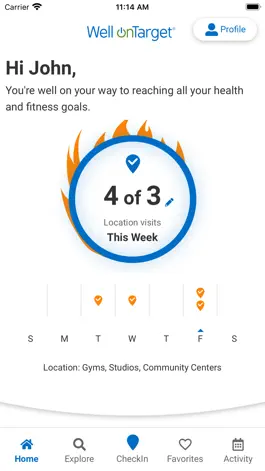 Game screenshot Well onTarget Fitness Program apk