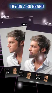 How to cancel & delete beards try on in 3d 4
