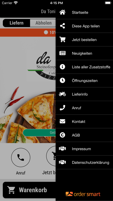 Da Toni Pizzeria Screenshot
