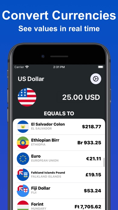 Currency Converter - Worldwide Screenshot
