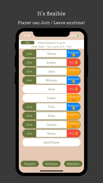 Round Robin - Tennis Screenshot