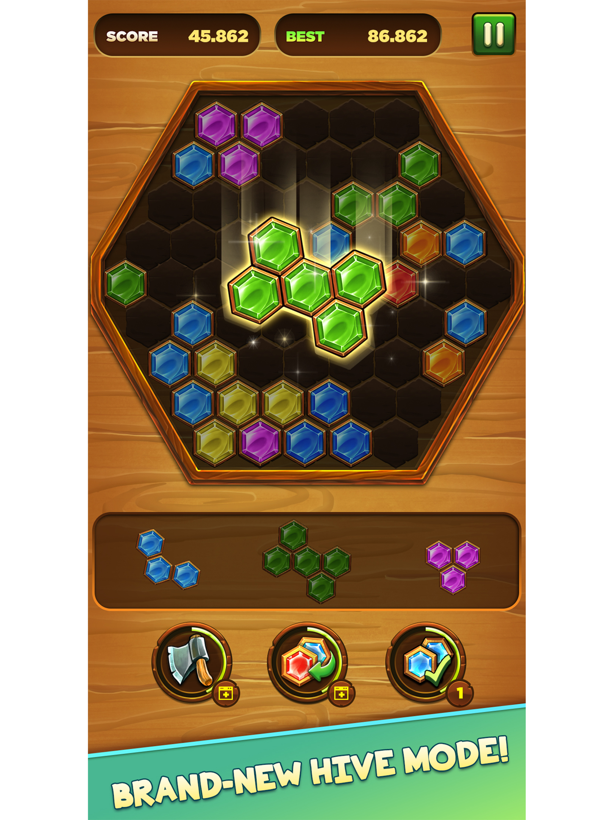 Wood block puzzle blast