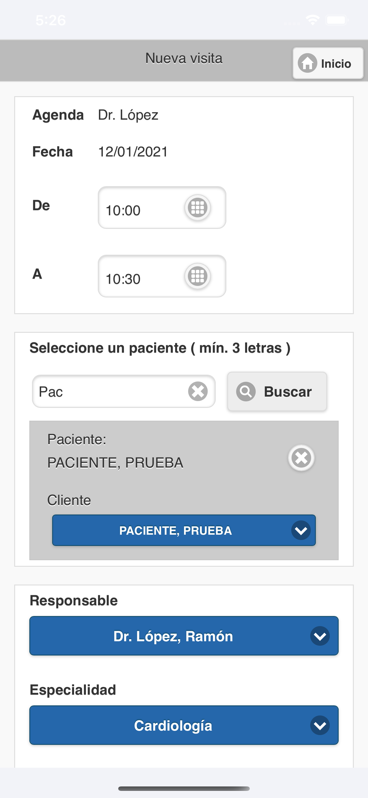 Agenda Web Salus