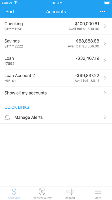 North Coast Credit Union Screenshot