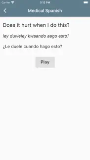 spanish medical phrases iphone screenshot 4