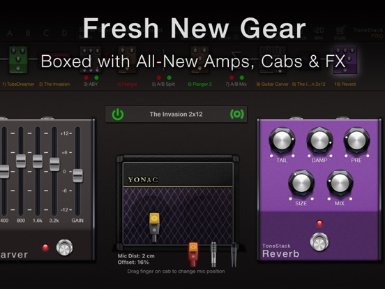 ToneStack PRO Guitar Amps & FX iPad app afbeelding 3