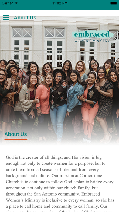 Embraced Women's Ministry Screenshot