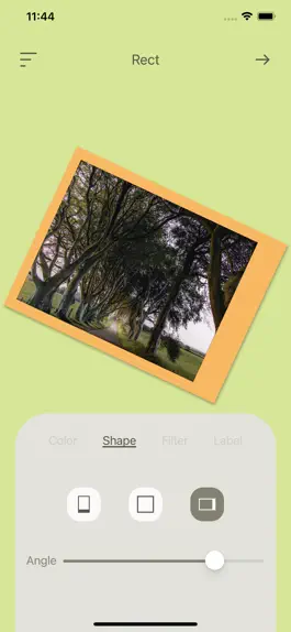 Game screenshot Rect Simple-チェキ風加工アプリ apk