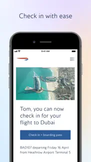 british airways iphone screenshot 2