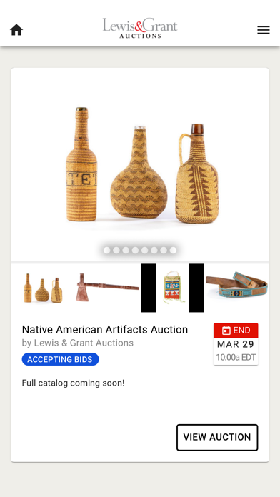 Lewis & Grant Auctions Screenshot