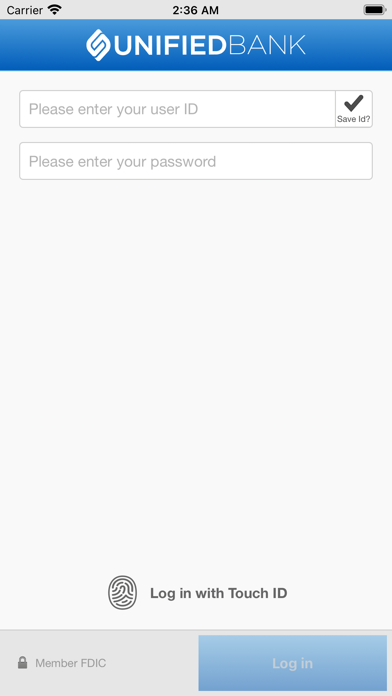 Unified Bank Business Screenshot
