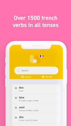French Verb Conjugator App screenshot 1