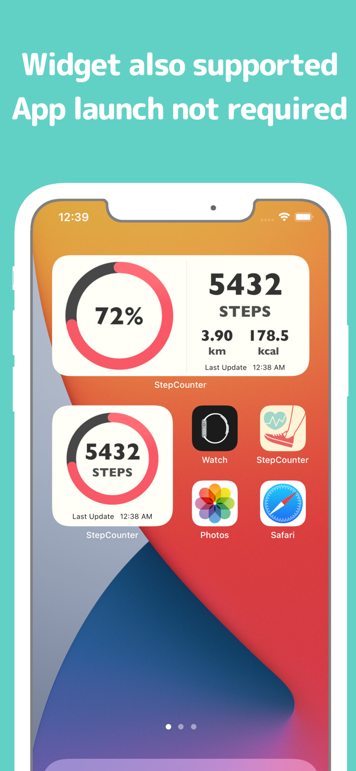Step Counter Widget  -MyCount-