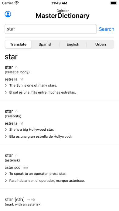 Ogirdor MasterDictionary Screenshot