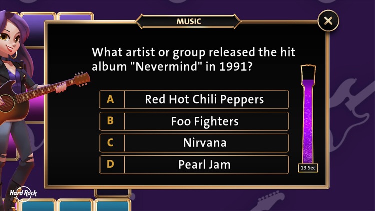 Hard Rock Trivia Race