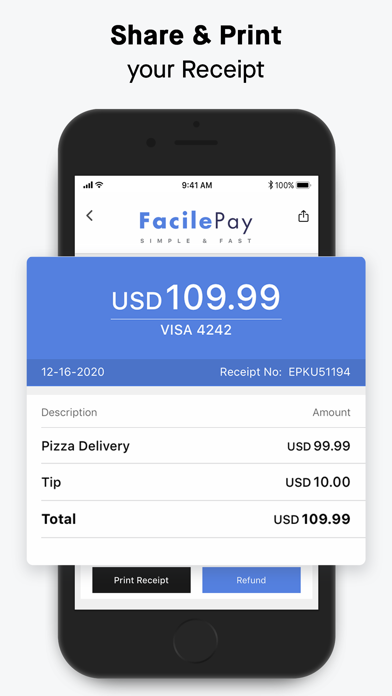 FacilePay for Stripe Payments screenshot 2